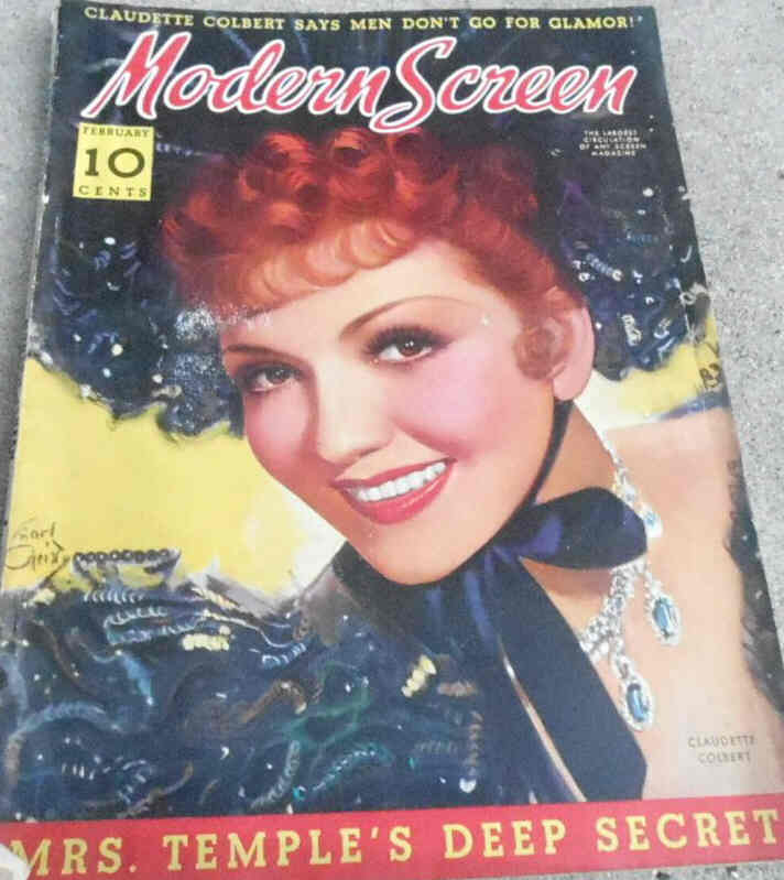 MODERN SCREEN magazine cover Issue 99 February 1939